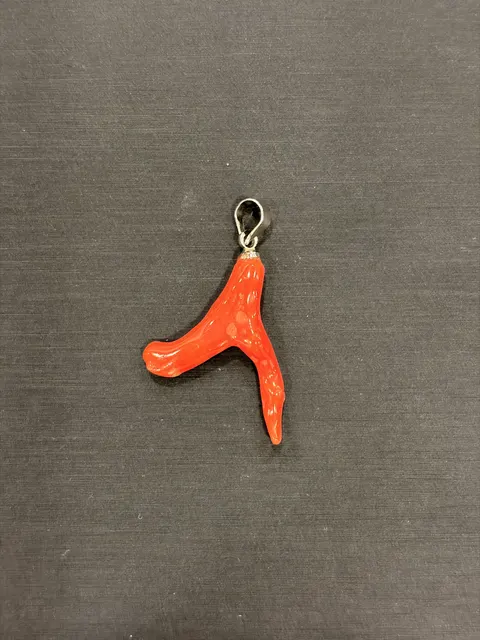 紅色珊瑚・珊瑚枝墜子 COA-PS-00083