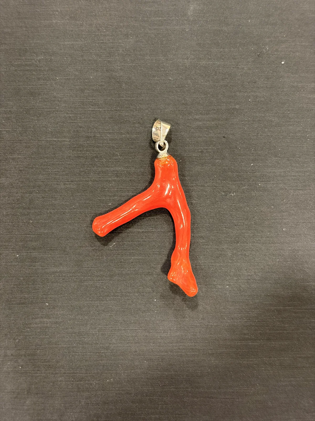 紅色珊瑚・珊瑚枝墜子 COA-PS-00059