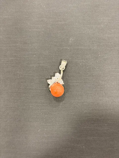 紅色珊瑚・珊瑚墜子 COA-PS-00029