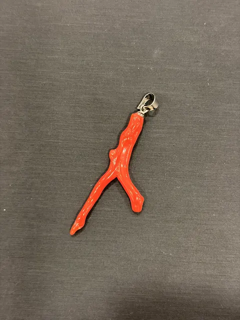 紅色珊瑚・珊瑚枝墜子 COA-PS-00039