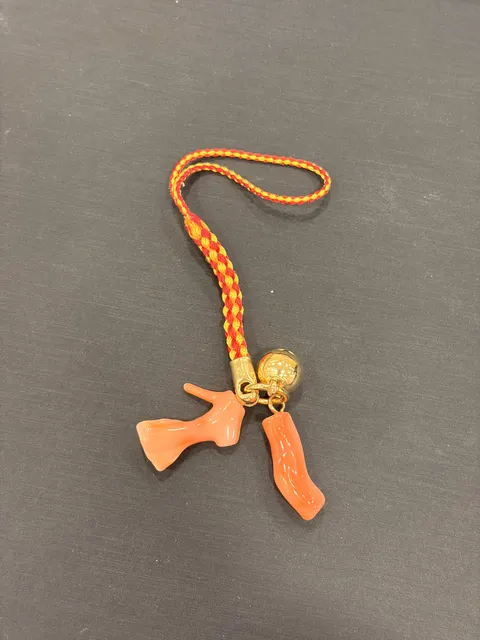 粉紅色珊瑚・珊瑚吊飾 COA-AS-00012