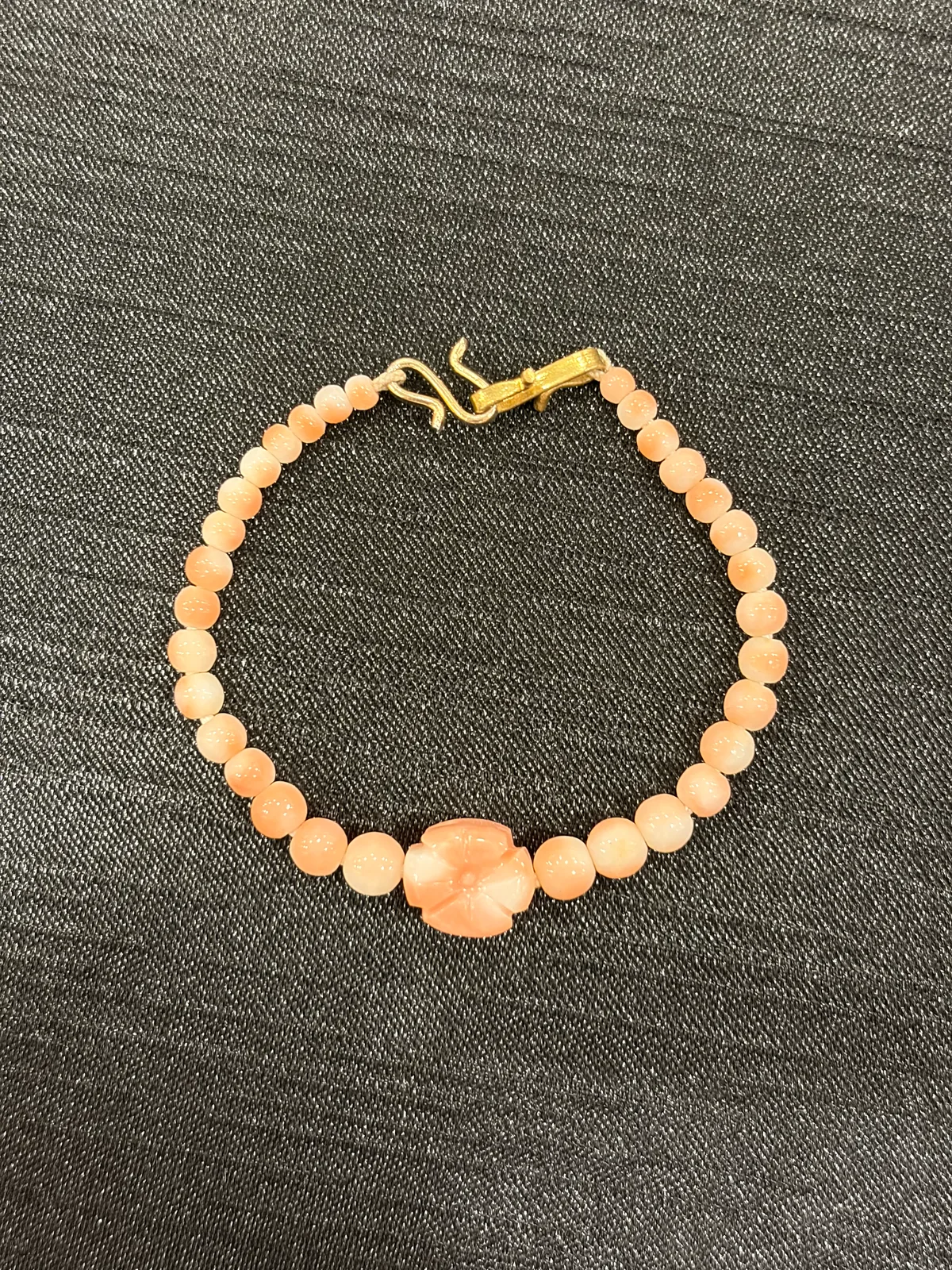 粉紅色珊瑚・手串珠 COA-B0-00004