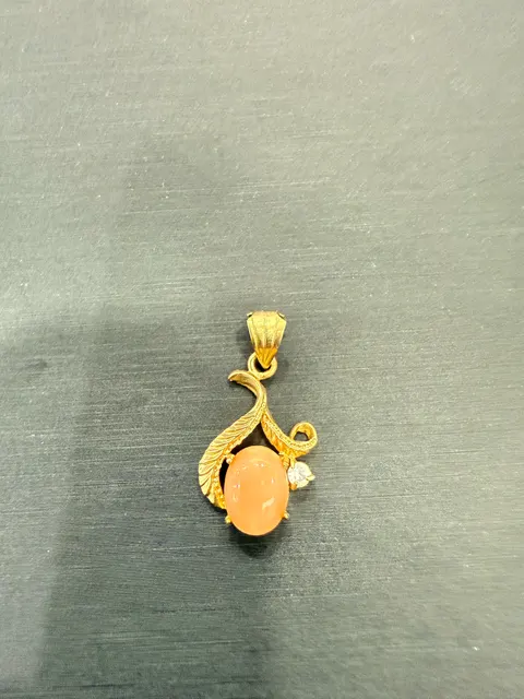 粉紅色珊瑚・珊瑚墜子 COA-PS-00089