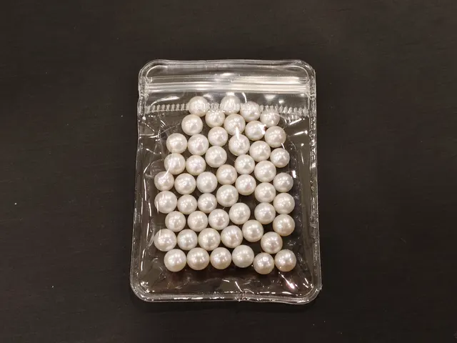 白色珍珠・圓珠 PEA-L0-00002