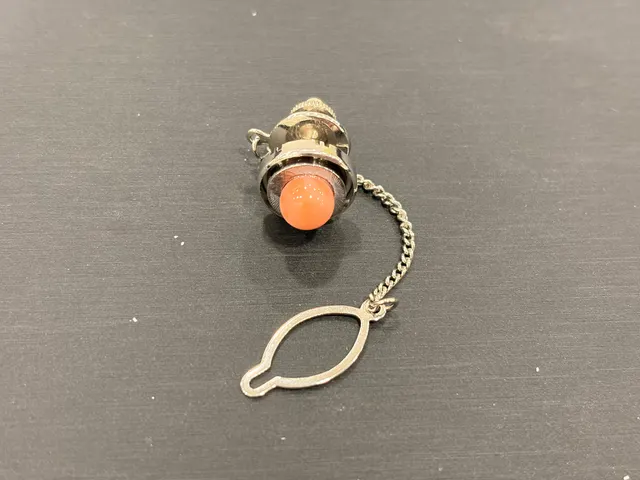 粉紅色珊瑚・珊瑚領針 COA-AS-00018