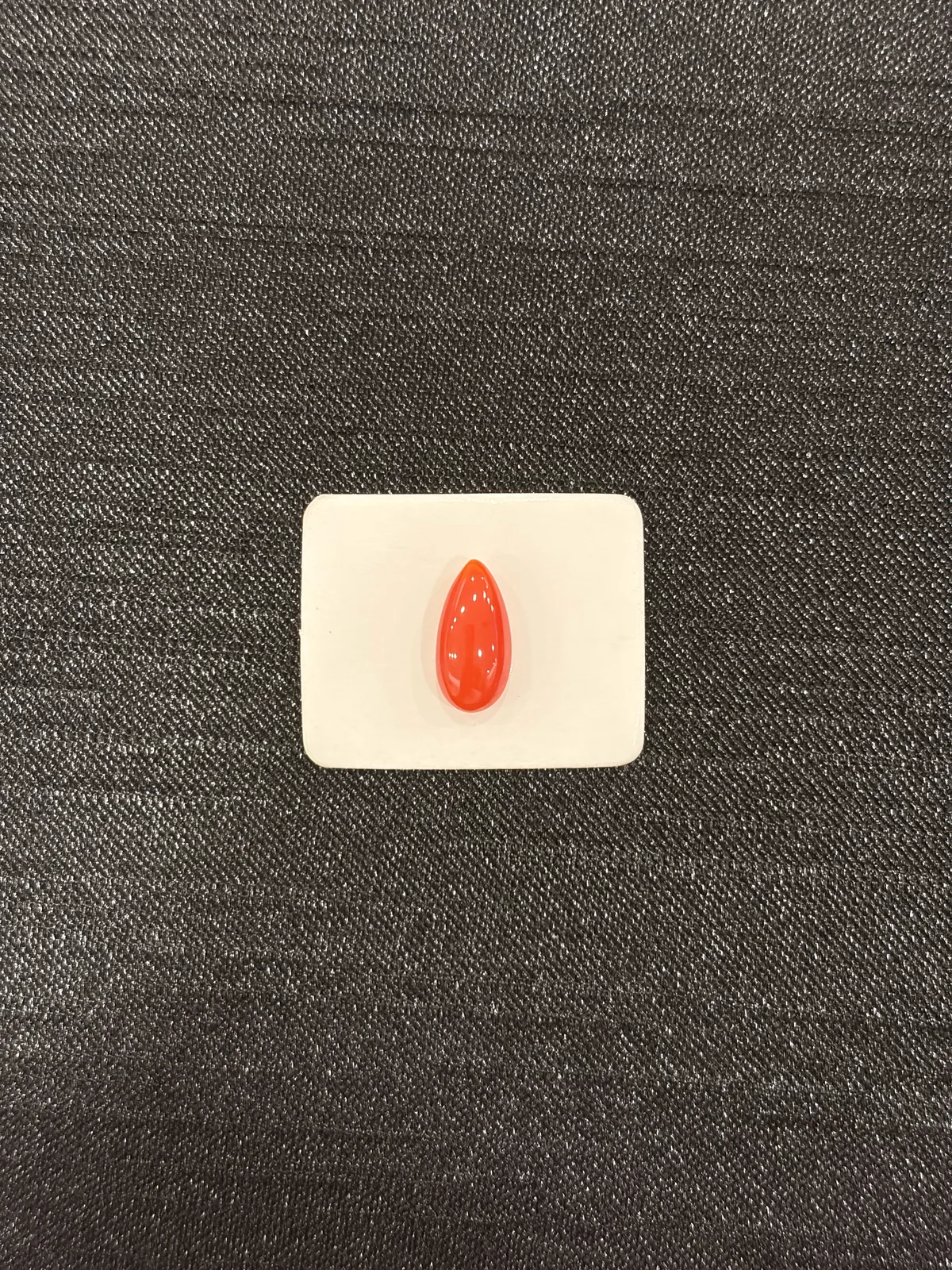 紅色珊瑚・水滴弧面琢型 COA-L0-00110
