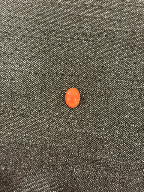紅色珊瑚・橢圓弧面琢型 COA-L0-00054