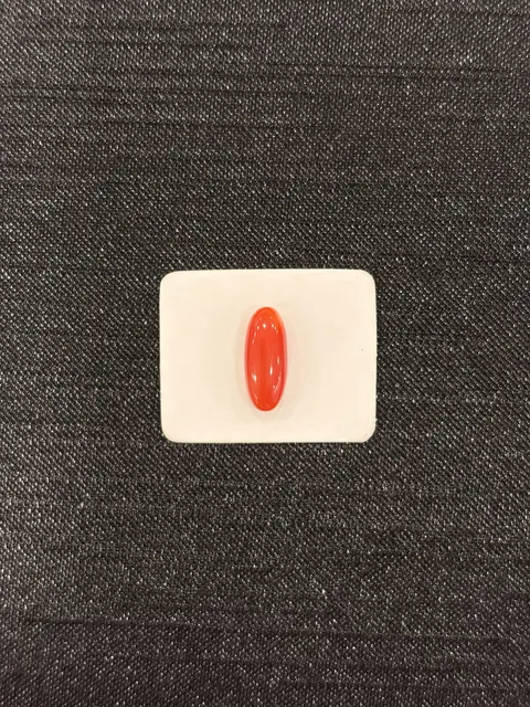 紅色珊瑚・橢圓弧面琢型 COA-L0-00104