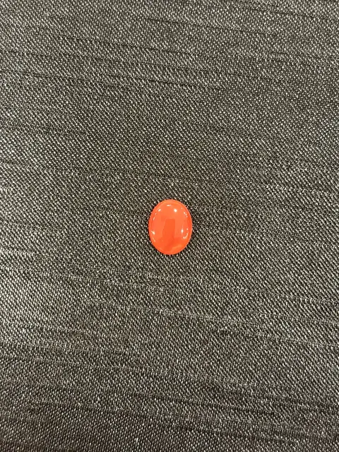 紅色珊瑚・橢圓弧面琢型 COA-L0-00057