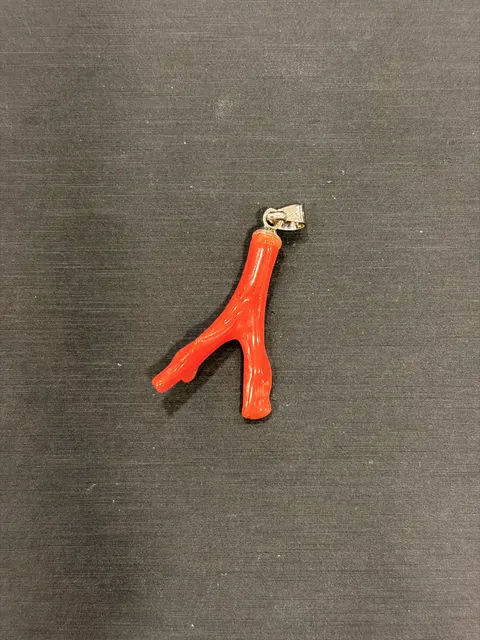 紅色珊瑚・珊瑚枝墜子 COA-PS-00022