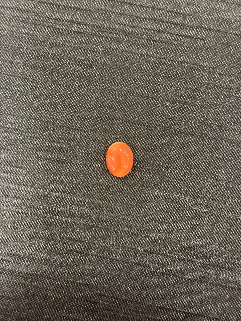 紅色珊瑚・橢圓弧面琢型 COA-L0-00055
