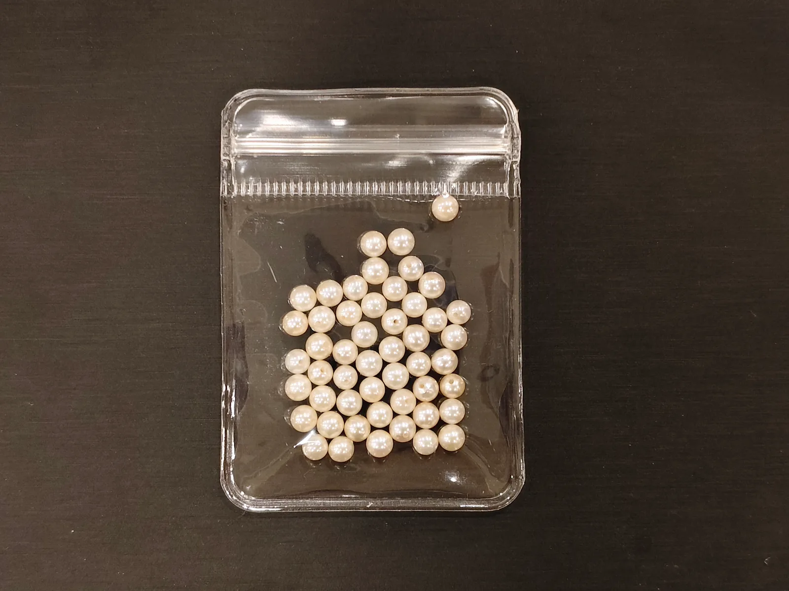 白色珍珠・圓珠 PEA-L0-00011