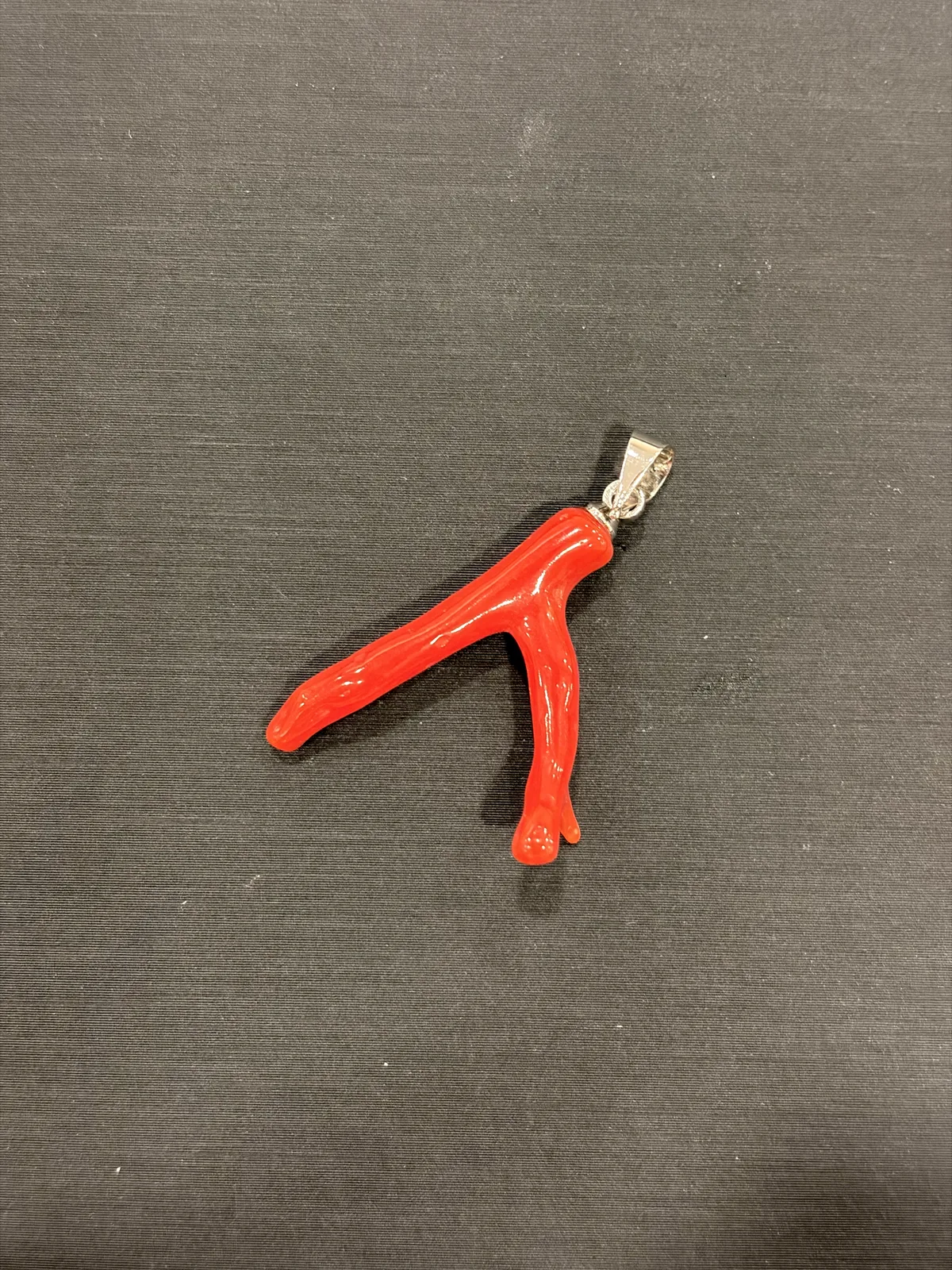 紅色珊瑚・珊瑚枝墜子 COA-PS-00068