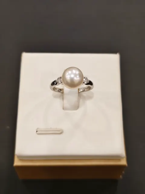 白色珍珠・珍珠戒指 PEA-RS-00001