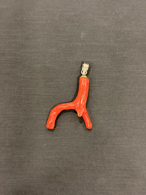 紅色珊瑚・珊瑚枝墜子 COA-PS-00040