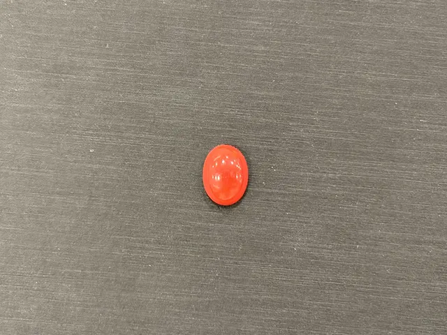 紅色珊瑚・橢圓弧面琢型 COA-L0-00008