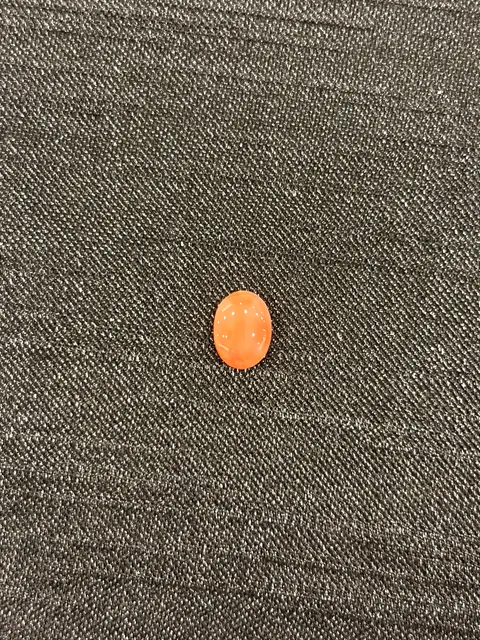 粉紅色珊瑚・橢圓弧面琢型 COA-L0-00048