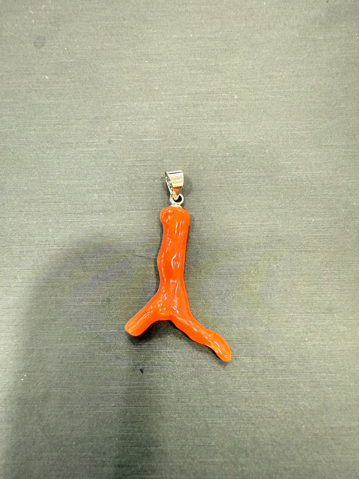 紅色珊瑚・珊瑚枝墜子 COA-PS-00086