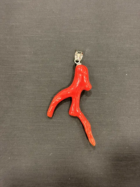 紅色珊瑚・珊瑚枝墜子 COA-PS-00061