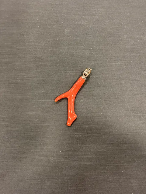紅色珊瑚・珊瑚枝墜子 COA-PS-00021