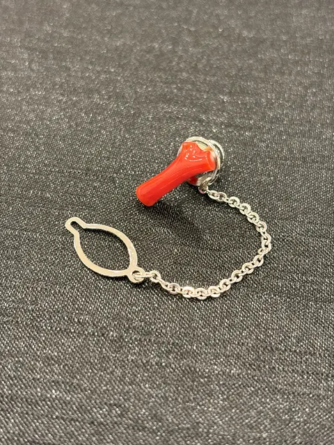 紅色珊瑚・領針 COA-AS-00025