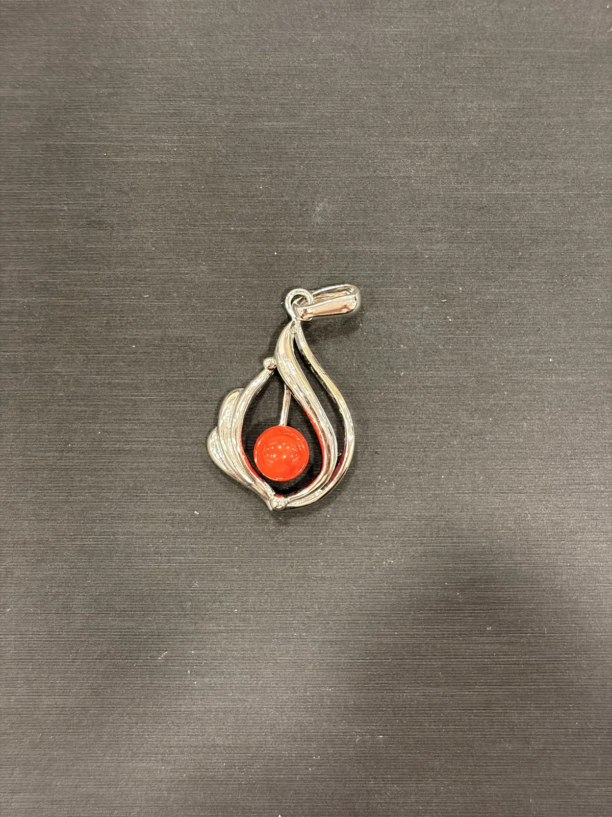 紅色珊瑚・珊瑚墜子 COA-PS-00023