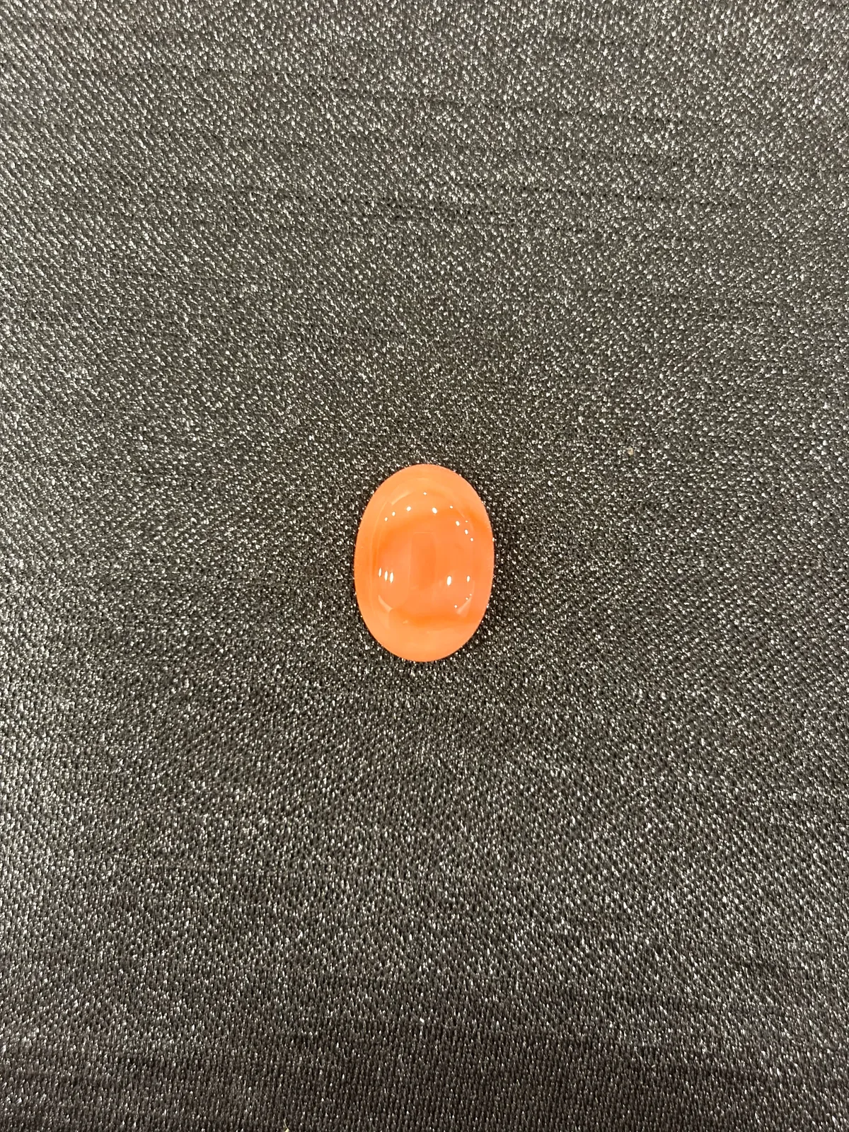 橘紅色珊瑚・橢圓弧面琢型 COA-L0-00030
