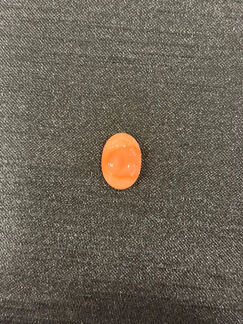 橘紅色珊瑚・橢圓弧面琢型 COA-L0-00030