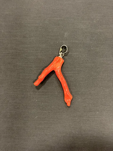 紅色珊瑚・珊瑚枝墜子 COA-PS-00038