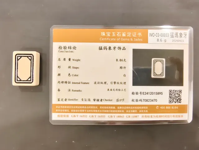 猛瑪象牙・雕件 IVO-C0-00033