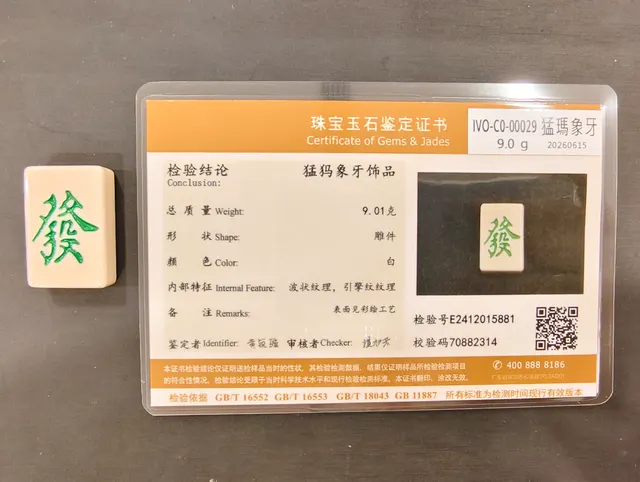 猛瑪象牙・雕件 IVO-C0-00029