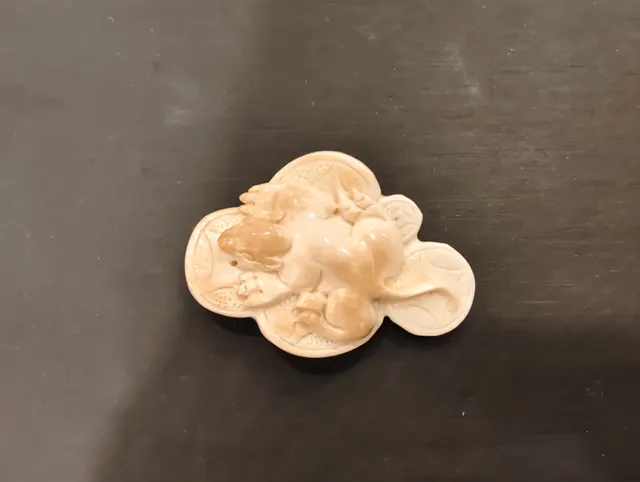 猛瑪象牙・雕件 IVO-C0-00007