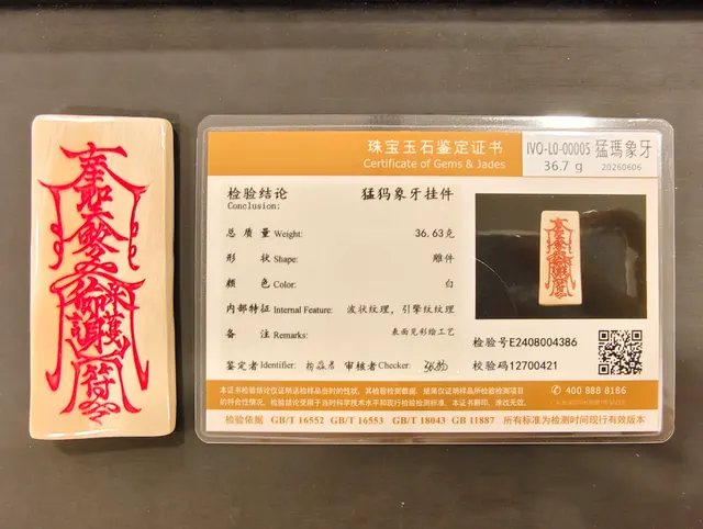 猛瑪象牙・牌子 IVO-L0-00005