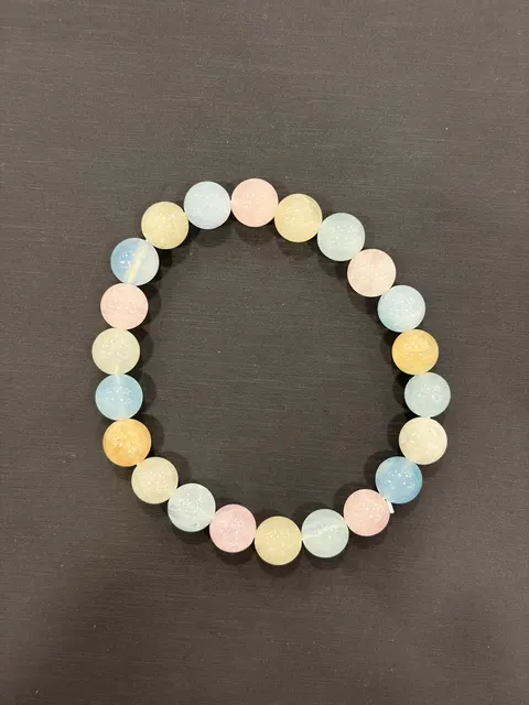 多色綠柱石・手串珠 BER-B-0-00001