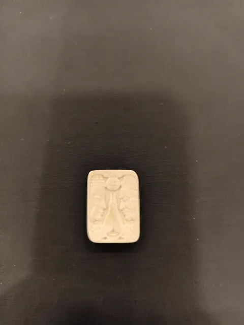 猛瑪象牙・雕刻牌子 IVO-C0-00062