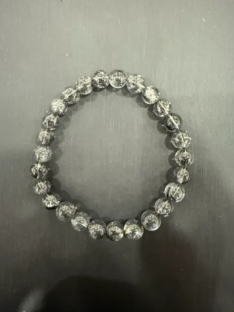黑色髮晶・手珠串 QCR-B-0-00045
