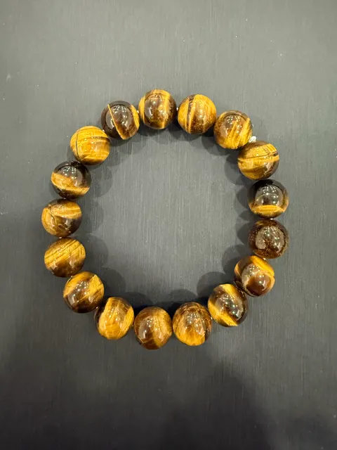黃色虎眼石・手珠串 QTI-B-0-00007