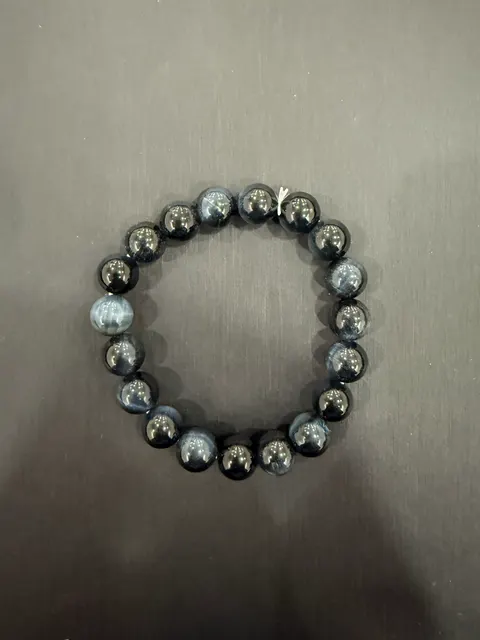 藍色虎眼石・手珠串 QTI-B-0-00008